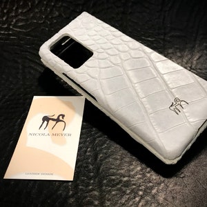 Custodia in vera pelle naturale con stampa coccodrillo per Samsung Z FOLD 6/5/4/3/2 in pelle di vitello da usare come protezione COLORE SCEGLI