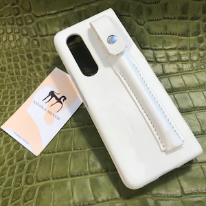 Custodia in pelle per Samsung Z FOLD 6/5/4/3 in vera pelle naturale con porta S-Pen da usare come protezione colore a SCELTA