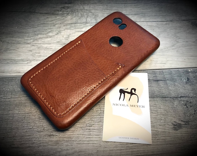 Google Pixel 4A5G/4XL/3AXL/3XL/2XL/1XL Italian Leather Case 2 card slot vertical  to use as protection Choose the Device and Color