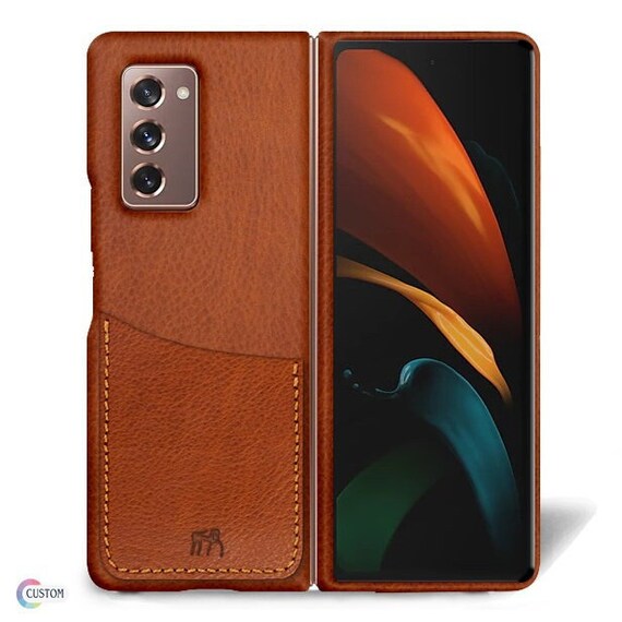 Samsung Galaxy Z Fold 2 Leather Case Genuine Natural Leather 1 Etsy