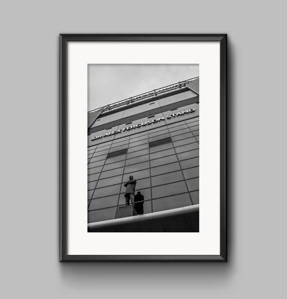 Sir Alex Ferguson Manchester Art Photo Modern Framed Prints Hang Wall Decor Home