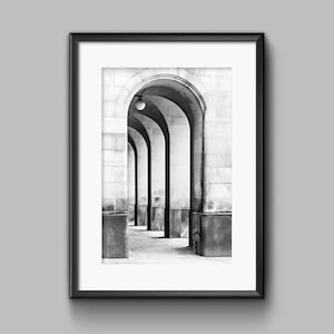 Manchester Town Hall Arches | MCR Town Hall Print | Manchester Artwork | Urban Wall Art | Home Decor | Gift for Manchester Lovers | Prints
