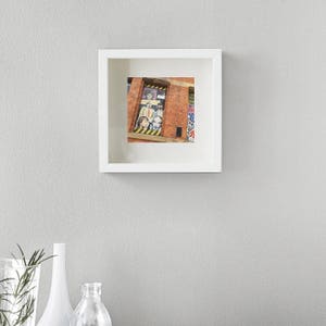 Afflecks Palace Small Square Frame |Framed Print | Gifts for Manchester | Unique Wall Decor | Small Square Framed Print