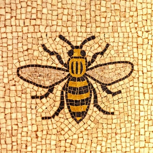 Manchester Worker Bee | Fine Art Print Unframed | Bee Print | Manchester Gift | Gift Idea | Manchester Graduation Gift