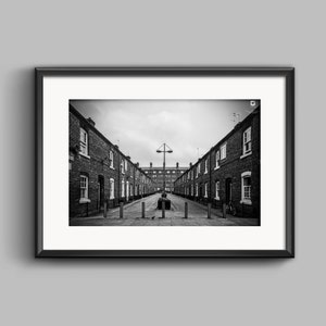 Manchester Druck: Anita Street viktorianische Schwarzweiß-Fotografie