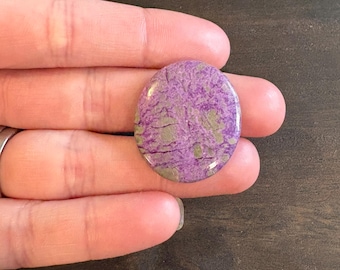Purple Stichtite Cabochon