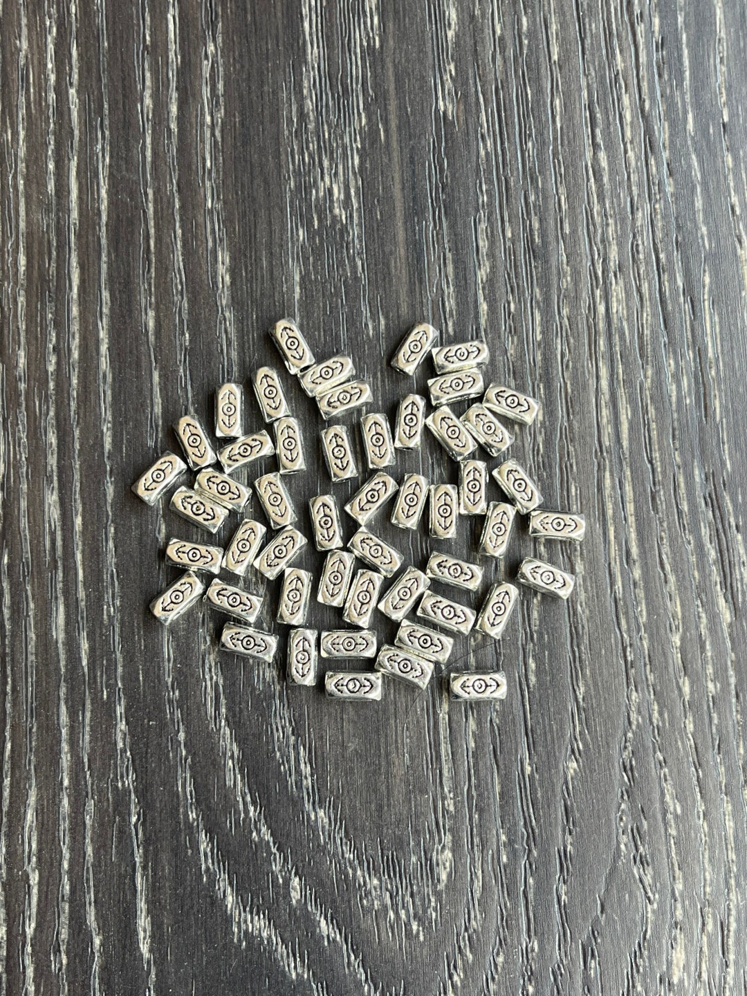50 Rectangle Arrow Spacer Beads - Etsy
