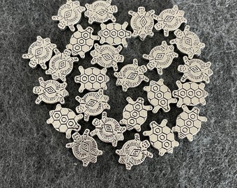25 Southwestern Turtle Beads