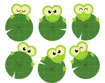 Lily Pads Clipart Etsy Lily Pads Clipart Etsy