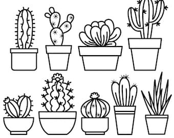 Featured image of post Succulents Drawing Outline Download a free preview or high quality adobe illustrator ai eps pdf and high resolution jpeg