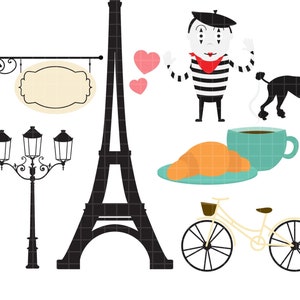 France ligne numérique Clip Art pour scrapbooking, fichiers de coupe Cricut, sublimation, fabrication de cartes, travaux manuels, créations en papier, SVG, PNG, jpg