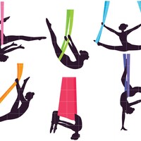 Aerial Straps SVG Bundle, Aerialist SVG, Aerialist Shirt Design Digital ...