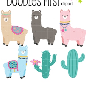 Llama Clipart, Llama SVG, Llama PNG, Llama Clip Art, Digital Download, Instant Download
