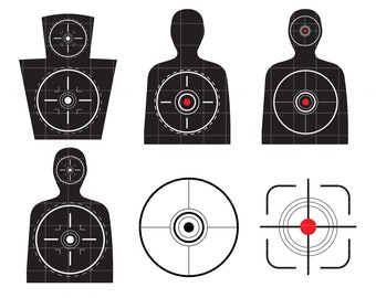 shooting target etsy