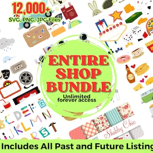 15.000 + MEGA SVG PNG Art Bundle, gesamter Shop, für alles verwendbar - Sublimationsaufkleber Printables Print on Demand Crafting Scrapbooking Etc