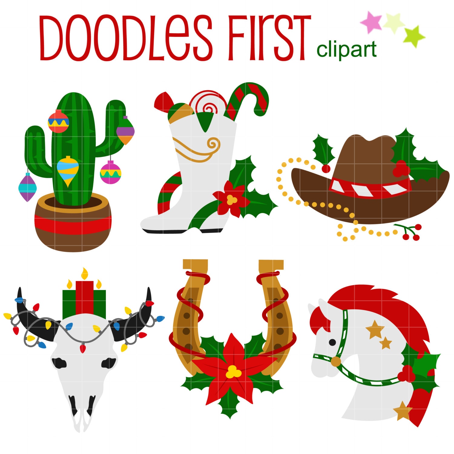 cowboy-christmas-clip-art-for-scrapbooking-card-making-cupcake-etsy