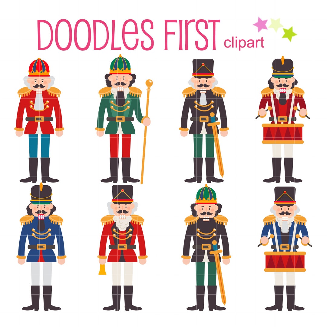 Nutcracker Collection Digital Clip Art for Scrapbooking Card Making