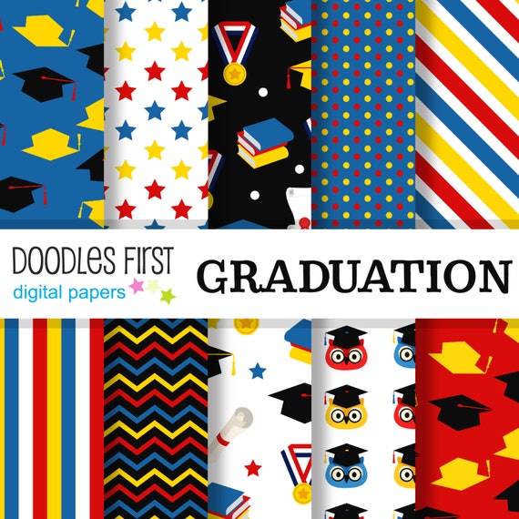 Graduation Digital Scrapbook Embellishments