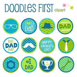 Father&#39;s Day Clipart, Father&#39;s Day SVG, Dad Art, Father&#39;s Day PNG, Father&#39;s Day Vectors, Instant Download, Digital Download
