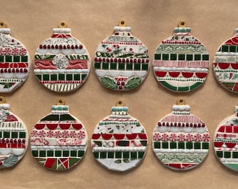 Handmade mosaic Christmas Tree Ornaments, Unique,  Ornaments 2025