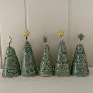 Handmade Ceramic Christmas Tree, Unique Ceramic miniature tree, Clay tree, Tree shaped decor, Christmas 2022