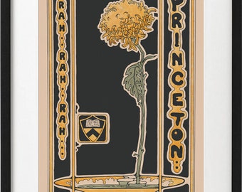 Princeton Rah Rah Rah 1903 Poster Art Print Vintage