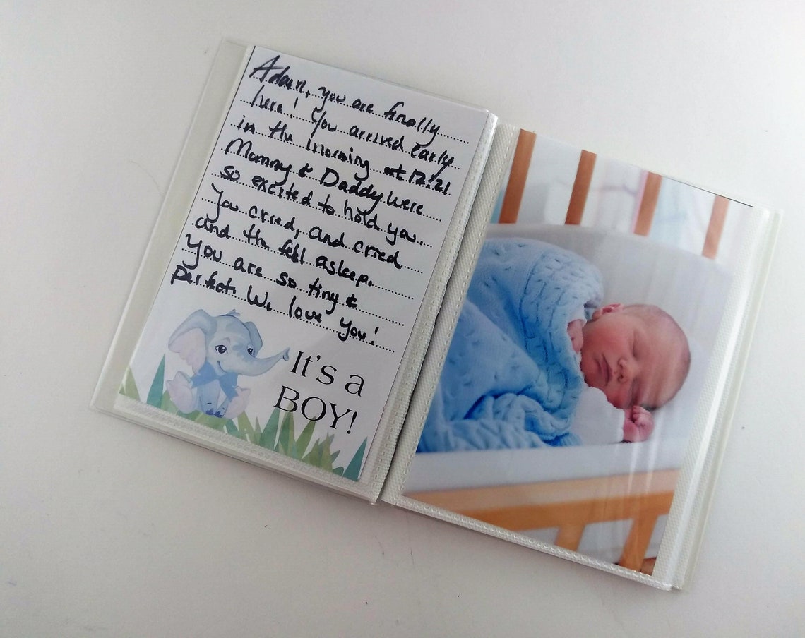 Baby Photo Album Monthly 112 Months Scrapbook Hold 12 4x6 or Etsy