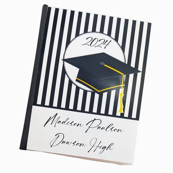 Graduation Photo Album Class of 2024 ANY YEAR Senior Graduate Gift High School College Student Present 4x6 5x7 picture book D#622