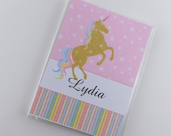 Unicorn Photo Album Girl Brag Book Pink Grandmas Brag Book 4x6 or 5x7 Picture Baby Shower Gift Personalized with Name Custom Birthday IA#780