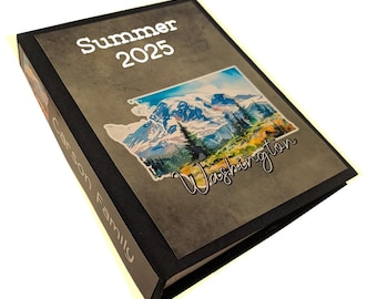 Photo Album ANY STATE 4x6 Pictures Personalized Name and Wording W#262