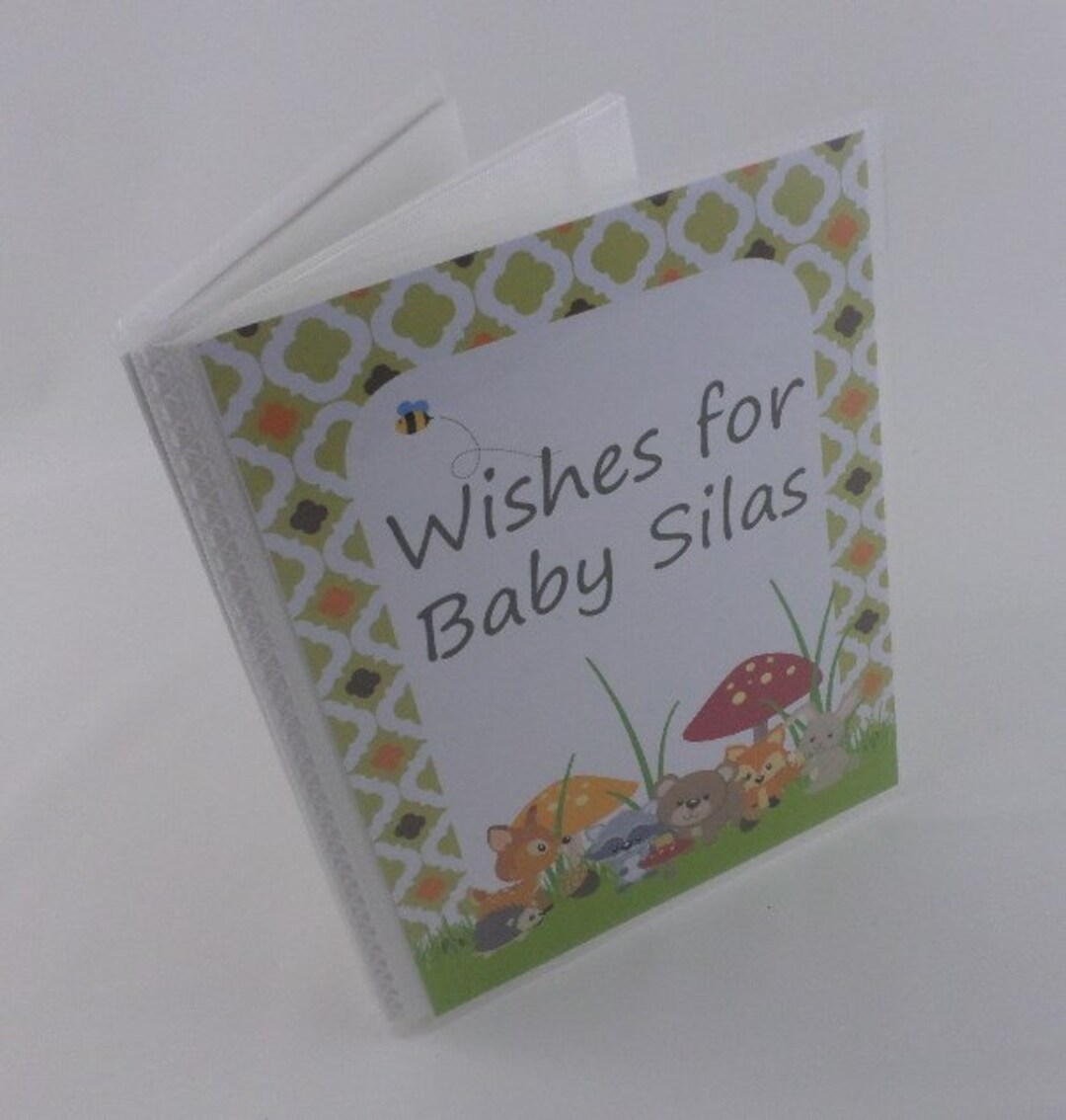 BABY ADVICE BOOK Baby Shower Advice Book Personalized Baby Photo Album
