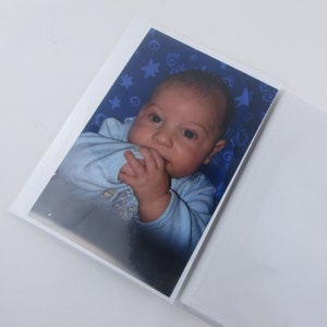 Boy Photo Album Personalized Photo Album Baby Shower Gift building block 4x6 picture album 5x7 589 image 9