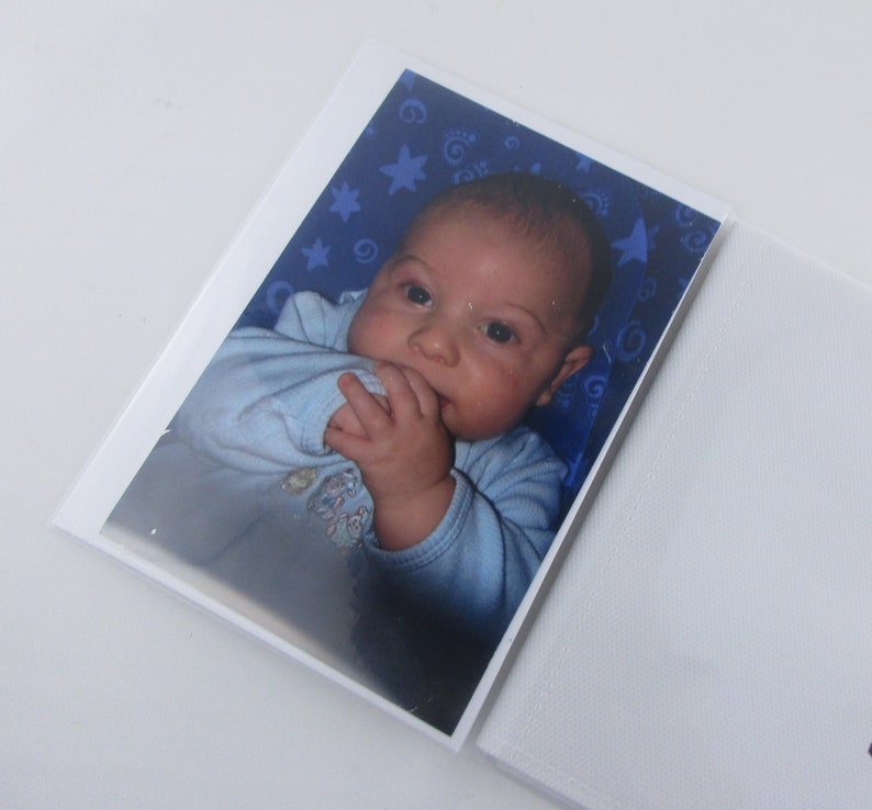 Boy Photo Album Personalized Photo Album Baby Shower Gift building block 4x6 picture album 5x7 589 image 9