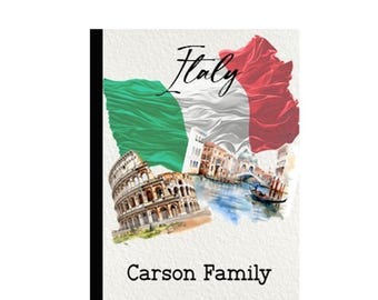 Personalized Venice Italy Photo Album: Italian Vacation Keepsake (4x6 or 5x7 Pictures) D#077