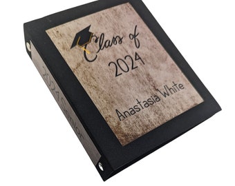 Graduation Photo Album Senior Class of 2024 High School Graduate 4x6 or 5x7 Holds 50 or 100 pictures D#878