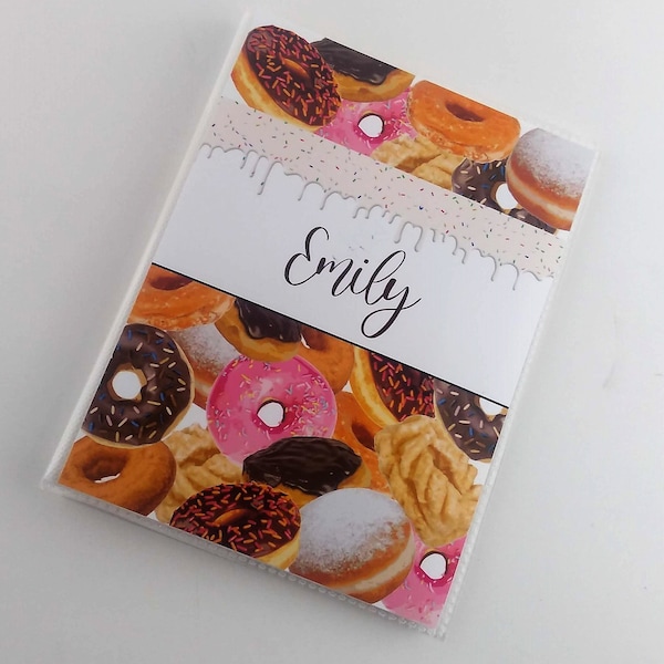 Photo Album Donut Too Sweet Fourever Birthday Gift Personalized Grandmas Brag Book 4x6 or 5x7 Pictures IA#469