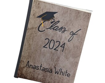 Senior Picture 4x6 5x7 Photo Album High School Graduate Graduation Gift Class of 2024 Back to School Teacher Gift Personalized D#878