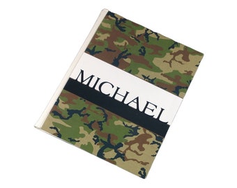 Camouflage Photo Album Camo Baby Shower Girl Boy Army Military Marines 4x6 or 5x7 Pictures IA#038