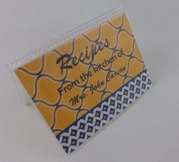 recipe card book recipe binder recipe organizer recipe album etsy