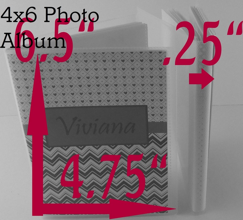 Boy Photo Album Personalized Photo Album Baby Shower Gift building block 4x6 picture album 5x7 589 image 4