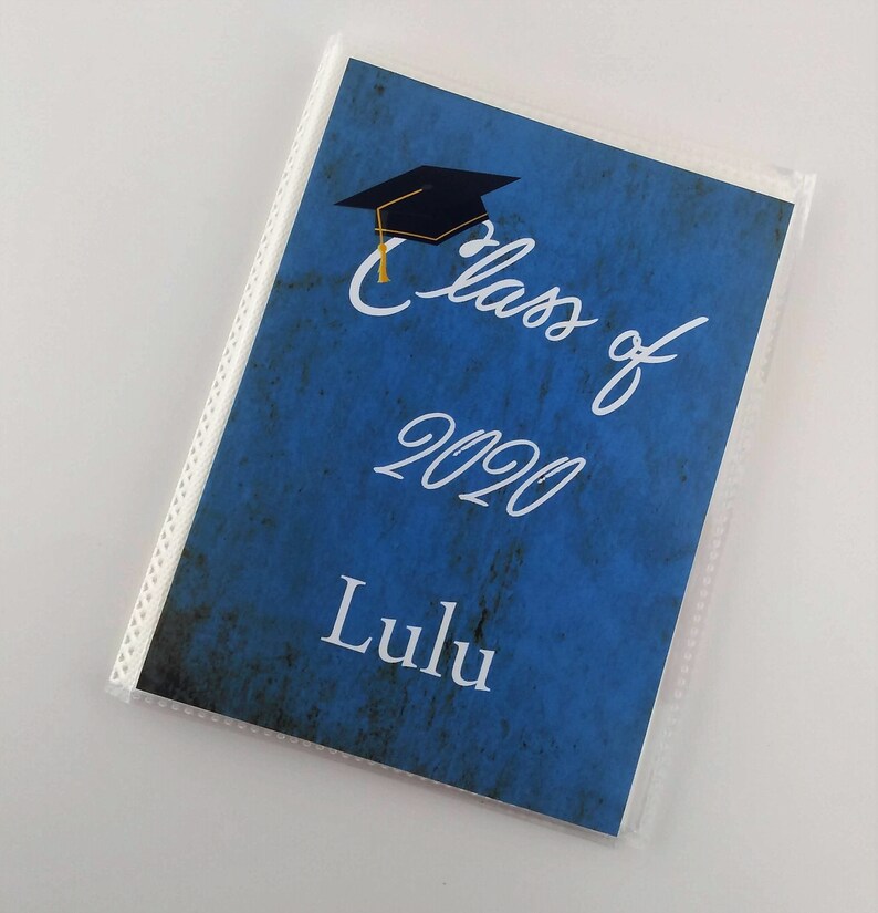 Graduation Photo Album 4x6 5x7 Pictures High School Graduate Etsy