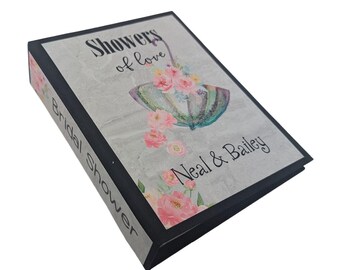 Personalized Wedding Photo Album: Bridal Shower Wishes, 4x6  Pictures D#162