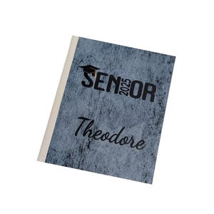 Senior Pictures Photo Album 4x6 5x7 Class of 2025 ANY YEAR Graduation Gift Personalized with Graduate Name High School College W#234