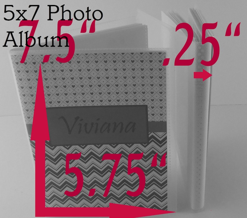 Boy Photo Album Personalized Photo Album Baby Shower Gift building block 4x6 picture album 5x7 589 image 5