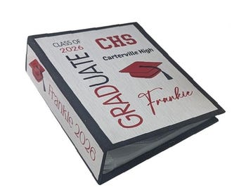 Graduate Photo Album, Senior Class of 2026 - ANY YEAR, Graduation Pictures,  4x6 Size  D#306