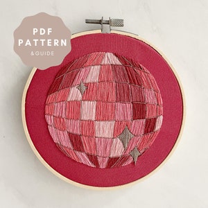 Disco Babe Embroidery Pattern & Guide PDF
