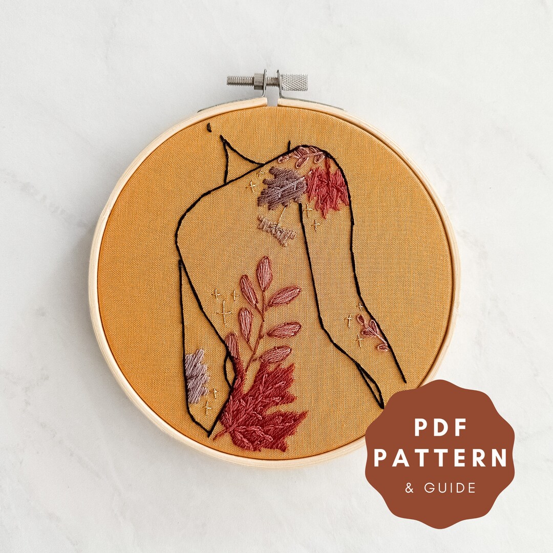 All Fall Embroidery Pattern & Guide PDF - Etsy
