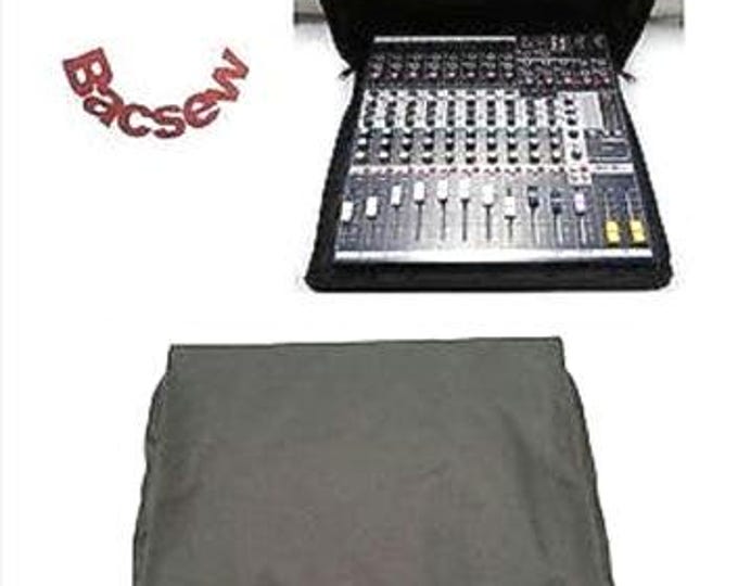 To Fit SOUNDCRAFT Efx 8,12/ Epm 6,8,12/ MfxI8, Mfxi12,/ Mpmi12 / Signature 10/12 MIXER COVER / Base Zip With Webbing Handle *New*