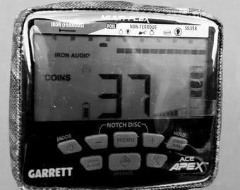 To Fit GARRETT ACE APEX  Control  Box  Detector cover by Bacsew