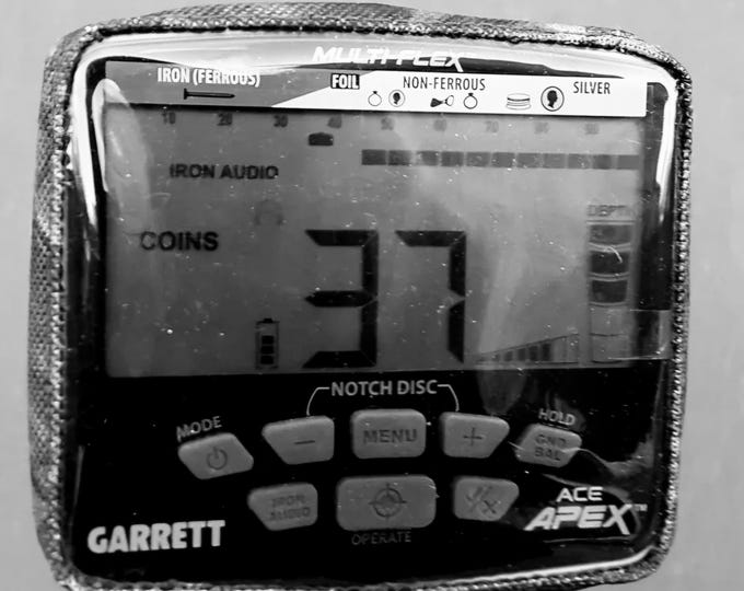 To Fit GARRETT ACE APEX  Control  Box  Detector cover by Bacsew